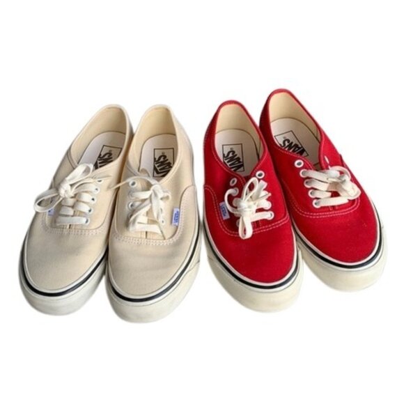 Vans Authentic 44 DX Anaheim Factory Bundle Unisex Size 7M/8.5W Two Pair Lot - Picture 1 of 16
